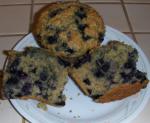 American Healthy Blueberry Oat Bran Muffins Dessert