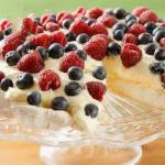 French Meringue with Red Fruit Dessert
