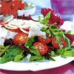 Rocket Radicchio Salad with Cocktail Tomatoes recipe