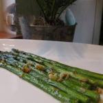 British Green Asparagus with Garlic Appetizer