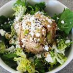 British Tuna Salad on Mixed Greens Appetizer