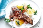 Sumaccoated Salmon With Grapefruit Salad Recipe recipe