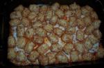 Turkish Tater Tot Pizza Casserole Appetizer