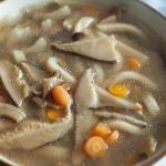 Turkish Meat Soup with Mushroom Appetizer