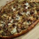 Pizza with Turkey Hack and Pesto recipe