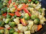 Turkish Brussels Sprouts n Potatoes Dinner