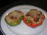 Turkish Turkey Stuffed Yellow  Red Bell Peppers Dinner