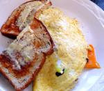Turkish Turkey Sausage and Cheese Omelet Appetizer