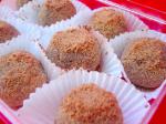 American Chocolate Truffles With Liqueur Dessert