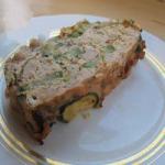 Bread of Meat to Turkey and to Courgettes recipe