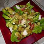 Turkish Chicken Salad and to Courgettes Appetizer