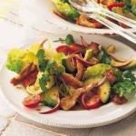 Turkish Salad with Chicken and Avocado in Spicy Sauce Balsamic Appetizer