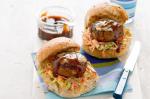 Turkish Turkey Burgers With Coleslaw Recipe Appetizer