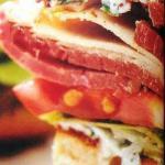 Turkish Bagel Sandwich with Turkey Appetizer