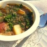 Turkish Kale Soup Simple Appetizer