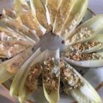 Canadian Chicory Filled Patties Gorgonzola Cheese and Hazelnuts Breakfast