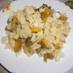 Australian Salad Potato with Mushrooms Appetizer
