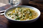 American Chicken Soup With Lemon and Bulgur Recipe Appetizer