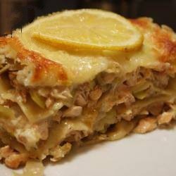 American Lasagna Salmonleeks Dinner