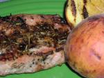 Australian Grilled Pork Chops With Peaches ww Dinner