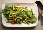 British Simple Spicy Asparagus in a Wok Recipe Appetizer