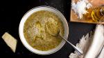 British Seared Broccoli and Potato Soup Recipe Appetizer