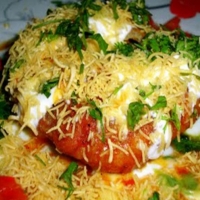 Pakistani Banana Dahi-Kachori Dessert