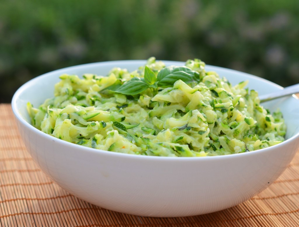 Australian Creamed Zucchini with Garlic and Basil  Once Upon a Chef Appetizer