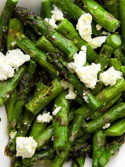 Australian Grilled Asparagus and Feta Salad Appetizer