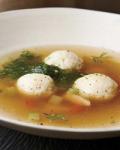 Matzo Ball Soup with Dillhorseradish Pistou recipe