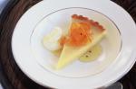 American Lemon Tart With Confit Of Oranges And Creme Fraiche Recipe Dessert