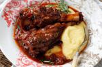 American Rosemary Lamb Shanks Braised In Red Wine Recipe Dinner