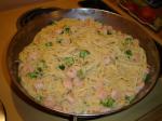 American Creamed Shrimp and Spaghetti Appetizer