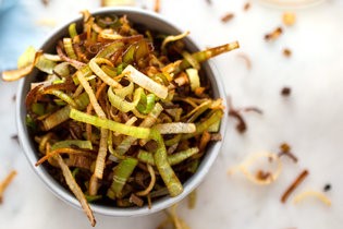 French Frizzled Leeks Recipe Soup