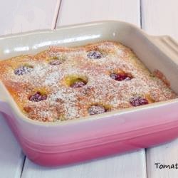 American Himbeerclafoutis Dessert