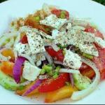 Canadian Salad of Tomato and Cucumber in the Feta Appetizer