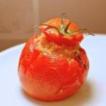 Canadian Tomatoes Stuffed with Quinoa Appetizer
