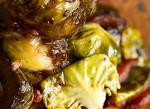 American Roasted Brussels Sprouts with Pears Cranberries and Hazelnuts Dessert