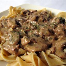 Australian Slow Cooker Beef Stroganoff Soup