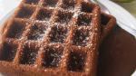 American Gingerbread Waffles with Hot Chocolate Sauce Recipe Dessert