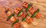 American Salmon and Asparagus Kebabs Recipe Dinner