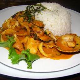 Peru Picante De Mariscos peruvian Spicy Stir-fry Alcohol