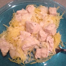 Australian Baked Spaghetti Squash and Chicken Dinner