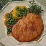 Grilled Ham Steaks with Apricot Glaze recipe