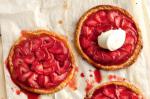 American Little Strawberry Galettes With Chantilly Cream Recipe Dessert