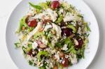 American Pearl Barley Grape and Poached Chicken Salad Recipe Dinner
