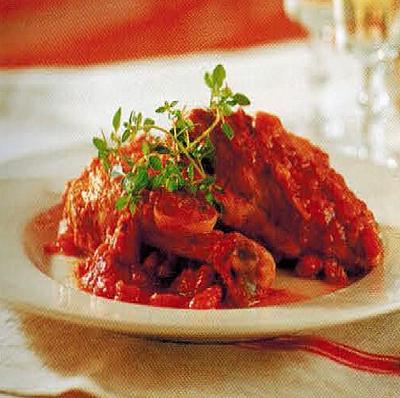 Italian Chicken Cacciatora Dinner