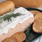 French Salmon Spread Loaf Appetizer