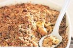 Canadian Pear and Passionfruit Crumble Recipe Dessert