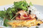 Canadian Rosti With Smoked Salmon and Baby Rocket Recipe Appetizer
